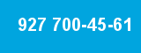 927 700-45-61